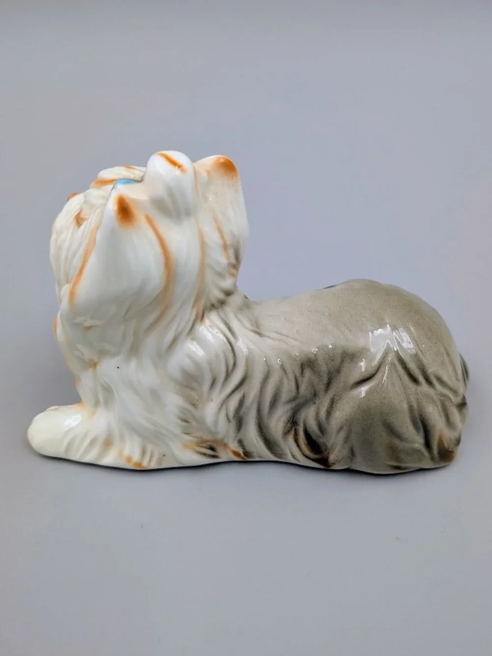 Vintage Porcelain Yorkshire Terrier Dog Figurine | Shelfie Home Decor